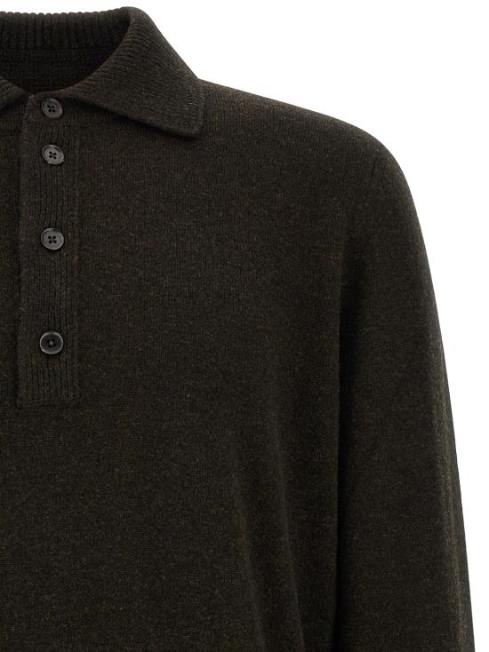 26FW 에르메네질도제냐 폴로 티셔츠 UIB60A4132M99 Brown - ERMENEGILDO ZEGNA
