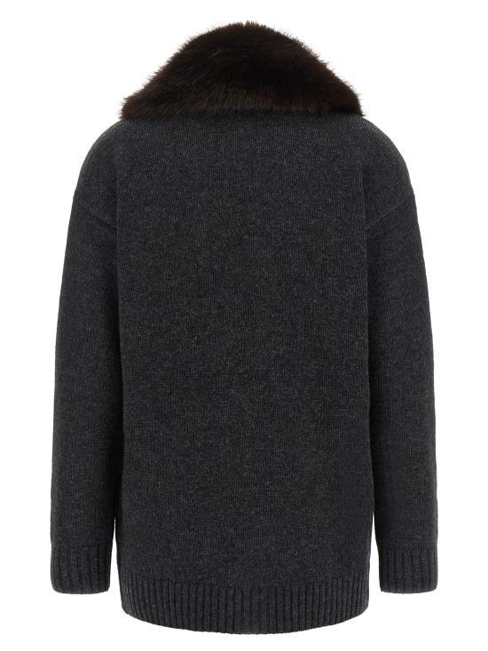 26FW 랄프 로렌 가디건 200B33691002 Gray - RALPH LAUREN