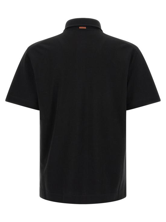 26FW 에르메네질도제냐 폴로 티셔츠 UI392A4I752K09 Black - ERMENEGILDO ZEGNA
