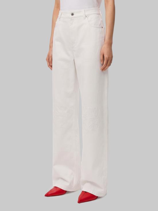 26FW 로에베 데님 팬츠 S359Y11XEV WHITE - LOEWE