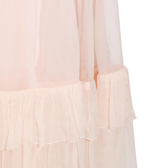 26FW 끌로에 미디 스커트 CH26WJU20001 6F0 POWDER PINK - CHLOE