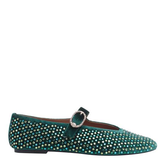 26FW 커트가이거 플랫 슈즈 6082571789 DARK GREEN