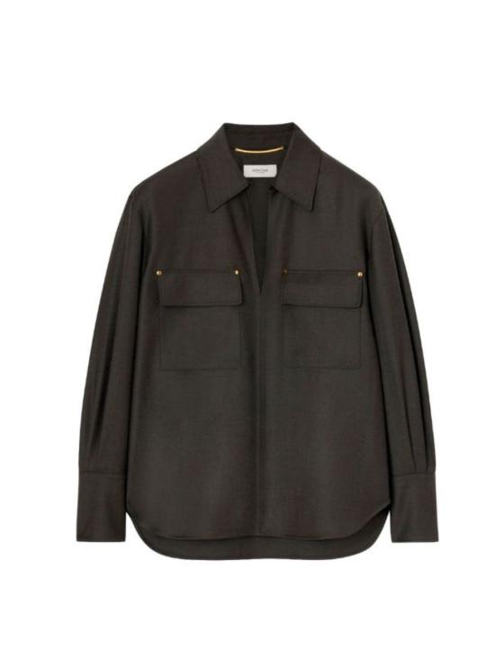 26FW 아뇨나 셔츠 TD1202YU1142 E73 DARK GREEN