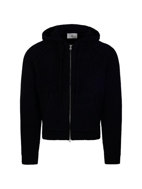 26FW 던스트 집업 니트 UDSW6C104 BK BLACK