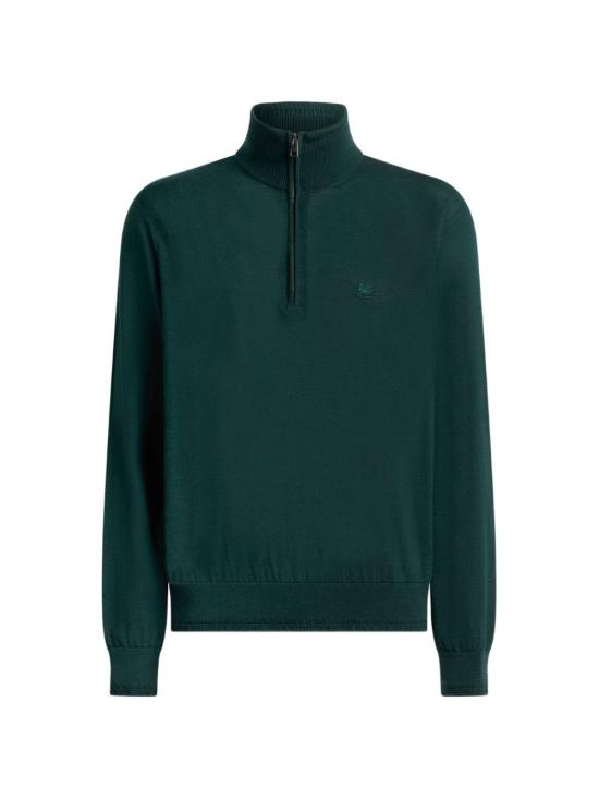 26FW 에트로 집업 니트 MRKF0120AU12Q V0707 GREEN