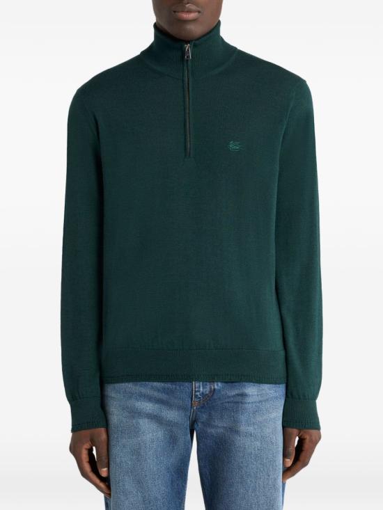 26FW 에트로 집업 니트 MRKF0120AU12Q V0707 GREEN - ETRO