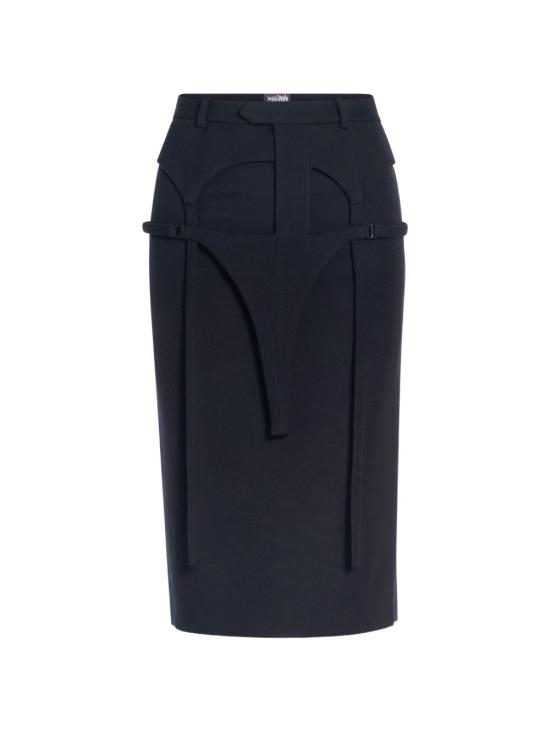 26FW 장 폴 고티에 숏 스커트 SK092W120 84 DARK BLUE