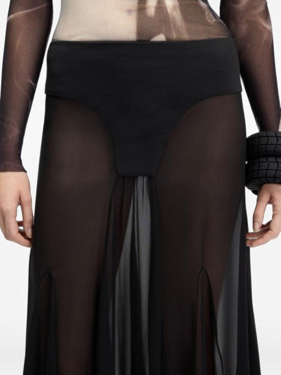 26FW 장 폴 고티에 숏 스커트 SK073J088 00 BLACK - JEAN PAUL GAULTIER