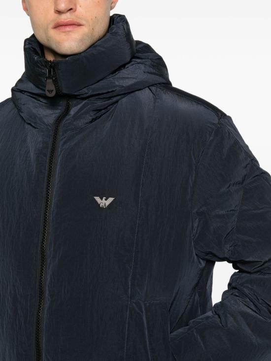 26FW 엠포리오 아르마니 패딩 EM006231AF24837 UB118 BLUE - EMPORIO ARMANI