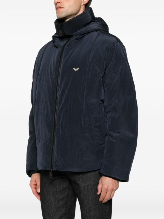 26FW 엠포리오 아르마니 패딩 EM006231AF24837 UB118 BLUE - EMPORIO ARMANI