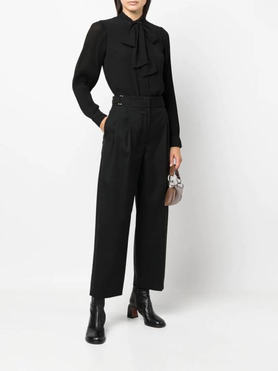  마이클 코어스 긴팔 티셔츠 MU240E57R3 001 Black - MICHAEL KORS