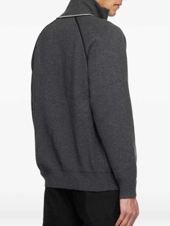 26FW 이자벨마랑 세르지오 스포티 니트 가디건 세르지오 스포티 니트 가디건 CA0171HAD1L06H ANBK ANTHRACITE BLACK - ISABEL MARANT
