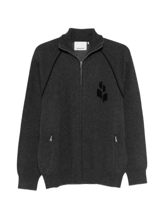 26FW 이자벨마랑 세르지오 스포티 니트 가디건 세르지오 스포티 니트 가디건 CA0171HAD1L06H ANBK ANTHRACITE BLACK