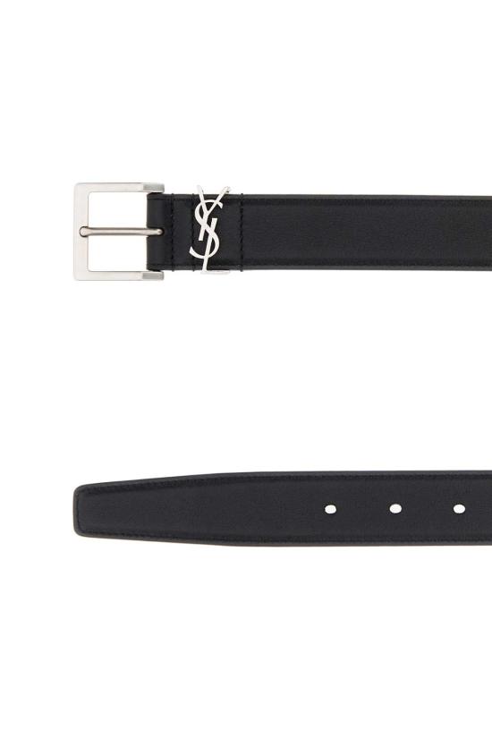 26FW 생로랑 카상드르 바딤 벨트 864585BOO0E 1000 Black - SAINT LAURENT