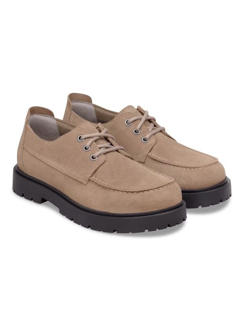 26FW 버켄스탁 로퍼 HIGHWOOD MOC LACE LOW N 1031884 GRAY TAUPE