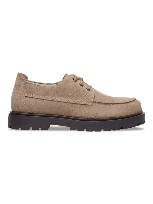 26FW 버켄스탁 로퍼 HIGHWOOD MOC LACE LOW N 1031884 GRAY TAUPE - BIRKENSTOCK
