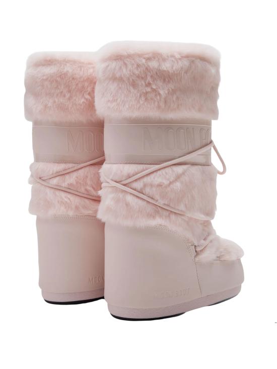 26FW [키즈] 문부츠 MB 아이콘 폭스 퍼 부츠 80D1408900 J042 DUSTY PINK - MOON BOOT