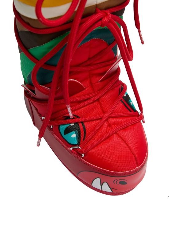 26FW [키즈] 문부츠 미들 부츠 80D3400320 D001 MOON RED MULTICOLOR - MOON BOOT