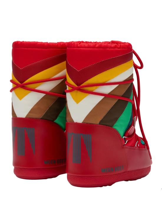 26FW [키즈] 문부츠 미들 부츠 80D3400320 D001 MOON RED MULTICOLOR - MOON BOOT