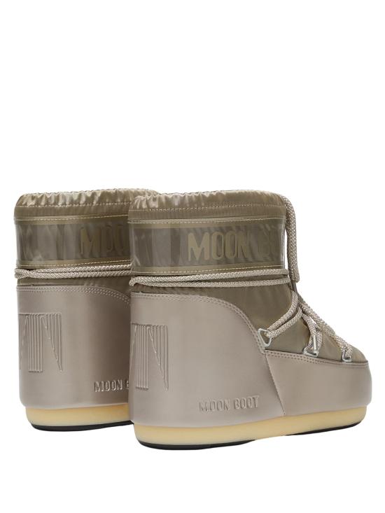 26FW 문부츠 아이콘 로구 글랜스 부츠 1409350 099 B003 PLATINUM - MOON BOOT