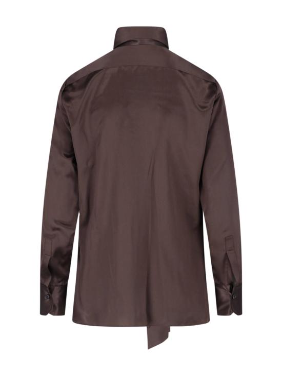 26FW 키톤 셔츠 D48407K0586I 01 BROWN - KITON