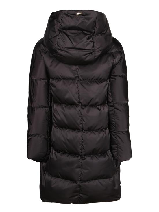 27FW 에르노 새틴 A-셰이프 재킷 PI1304D 12170Z 9300 Black - HERNO