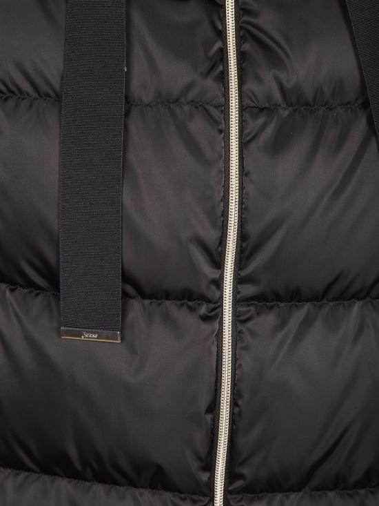 27FW 에르노 새틴 A-셰이프 재킷 PI1304D 12170Z 9300 Black - HERNO