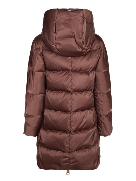 27FW 에르노 새틴 A-셰이프 재킷 PI1304D 12170Z 8810 Brown - HERNO