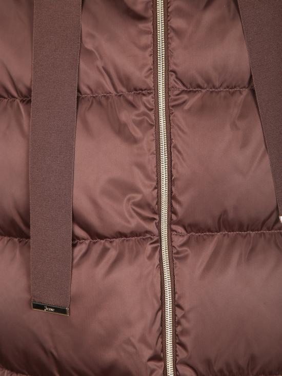 27FW 에르노 새틴 A-셰이프 재킷 PI1304D 12170Z 8810 Brown - HERNO
