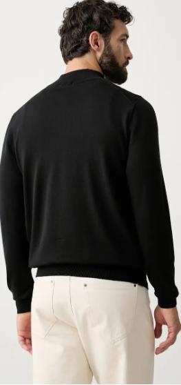 26FW 보스 집업 니트 50571915 10283216 01 001 BLACK - BOSS