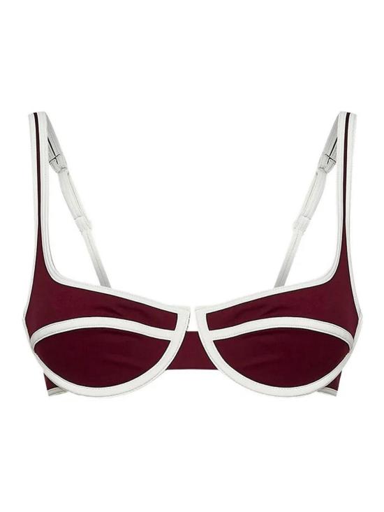 26SS 세인트바쓰 비키니 수영복 AMIR00300173L00173L4510 DARK RED