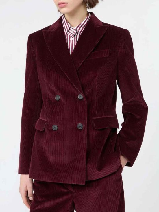 26FW 위켄드막스마라 수트 자켓 5932625046012600006 DARK RED - WEEKEND MAX MARA