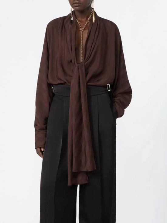 26FW 스포트막스 셔츠 4226221960316E17 DARK BROWN - SPORTMAX