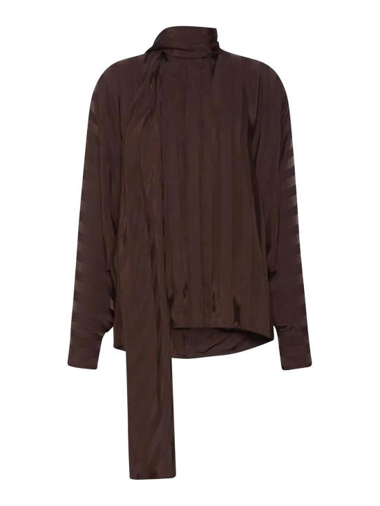 26FW 스포트막스 셔츠 4226221960316E17 DARK BROWN