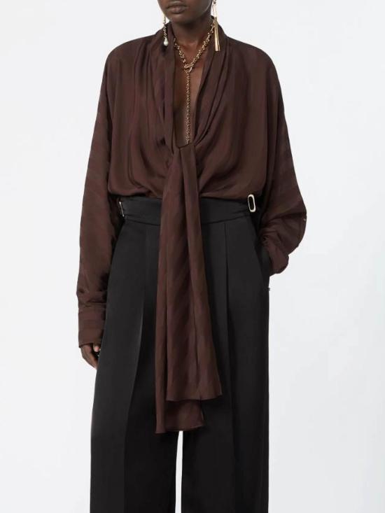 26FW 스포트막스 셔츠 4226221960316E17 DARK BROWN - SPORTMAX