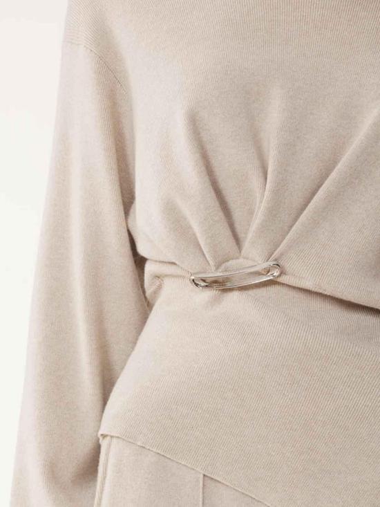 26FW 랑방 탑 RWPO0004K065041 CREAM - LANVIN