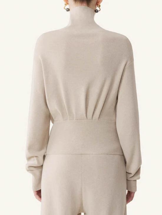 26FW 랑방 탑 RWPO0004K065041 CREAM - LANVIN