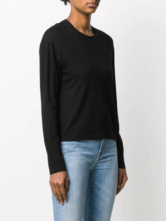 26FW 제임스펄스 박시 긴소매 티셔츠 WLJ3113BLACK - JAMES PERSE