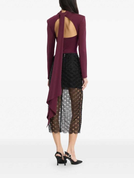 26FW 로테이트 바이 크리스텐슨 탑 598116175269426E16 DARK RED - ROTATE BY BIRGERCHRISTENSEN