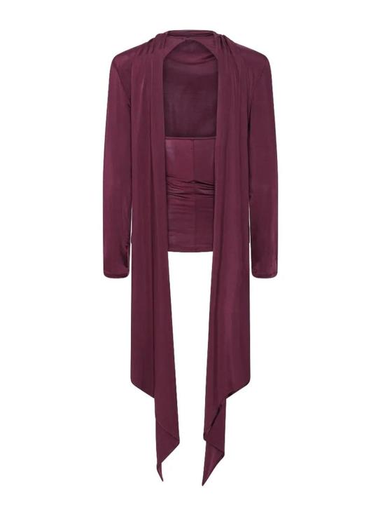26FW 로테이트 바이 크리스텐슨 탑 598116175269426E16 DARK RED - ROTATE BY BIRGERCHRISTENSEN