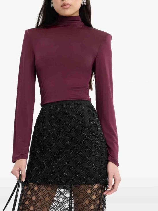 26FW 로테이트 바이 크리스텐슨 탑 598116175269426E16 DARK RED - ROTATE BY BIRGERCHRISTENSEN