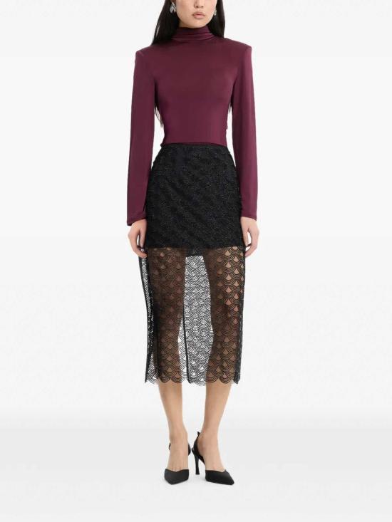 26FW 로테이트 바이 크리스텐슨 탑 598116175269426E16 DARK RED - ROTATE BY BIRGERCHRISTENSEN
