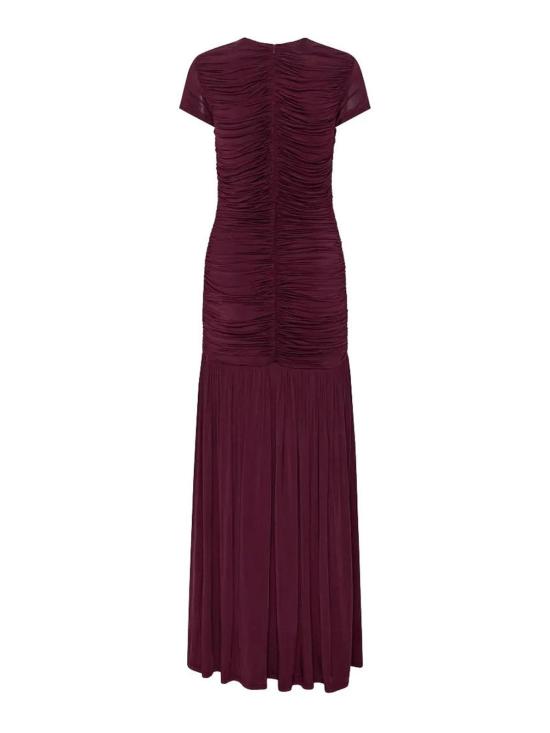 26FW 로테이트 바이 크리스텐슨 롱 원피스 598116177269426E16 DARK RED - ROTATE BY BIRGERCHRISTENSEN