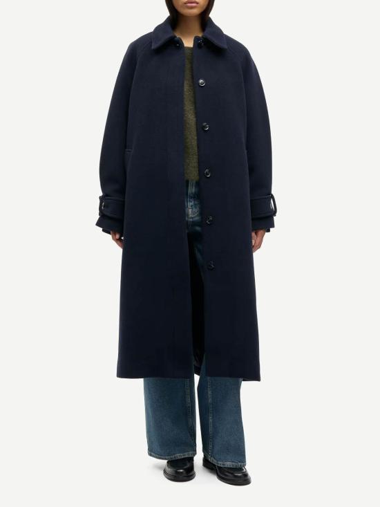 26FW 삼소앤삼소 미디 스커트 F23300166SALUTE WHITE - SAMSOE SAMSOE