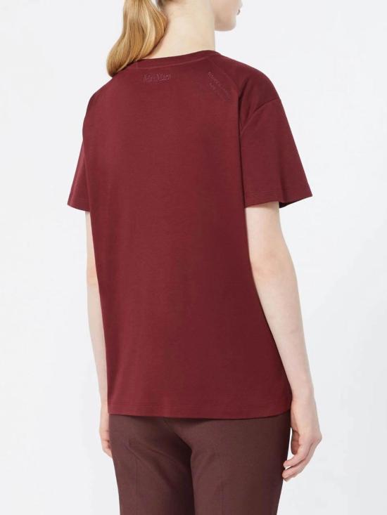 26FW 에스막스마라 반팔 티셔츠 6222629976011599872005 RED - 'S MAX MARA