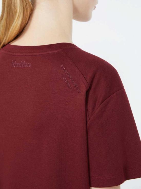 26FW 에스막스마라 반팔 티셔츠 6222629976011599872005 RED - 'S MAX MARA