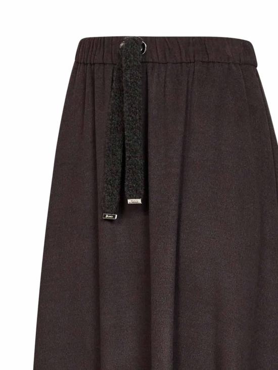 26FW 에르노 롱 스커트 GN00028DR129348810 DARK BROWN - HERNO