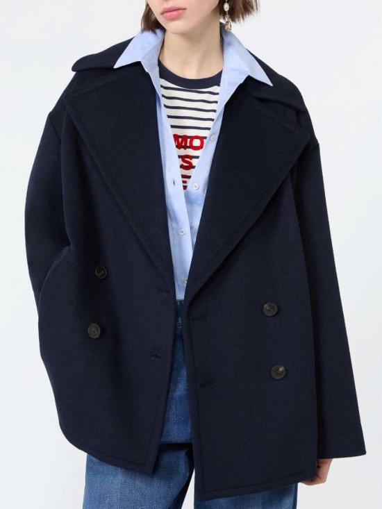 26FW 위켄드막스마라 미디 스커트 5932625086032600018 DARK BLUE - WEEKEND MAX MARA