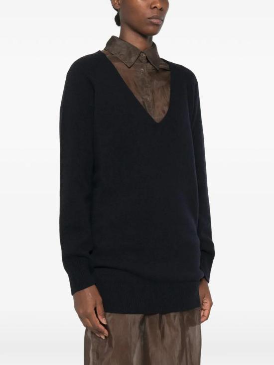 26FW MM6 메종마르지엘라 탑 HN0013M13349487 DARK BLUE - MM6 MAISON MARGIELA