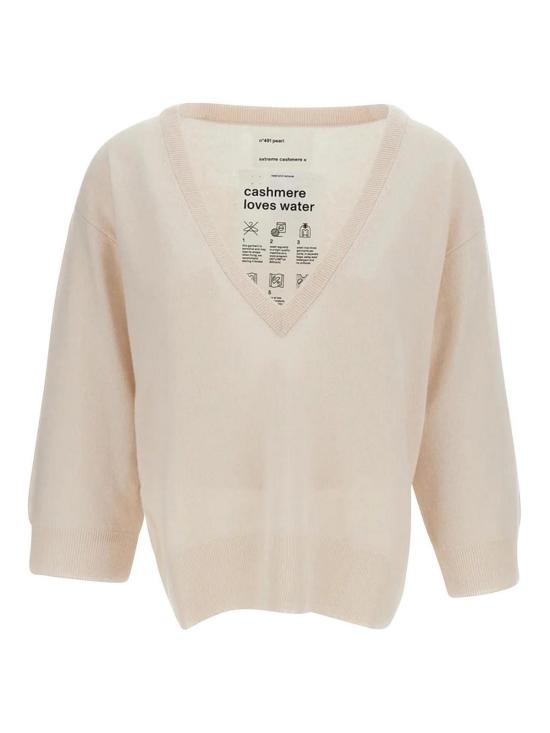 26FW 익스트림캐시미어 탑 491PEARLBONE WHITE